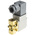 SMC 2/2 Pneumatic Solenoid Valve - Solenoid/Spring G 1/4 VX21 Series 24V dc
