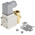 SMC 2/2 Pneumatic Solenoid Valve - Solenoid/Spring G 1/4 VX22 Series 230V ac