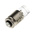 LED Reflector Bulb, Midget Groove, White, Single Chip, 4.9mm dia., 12V dc