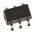 Texas Instruments SN74LVC2G14DBVR Dual Schmitt Trigger CMOS Inverter, 6-Pin SOT-23
