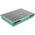 RS PRO 32 Cell Green PP Compartment Box, 57mm x 338mm x 260mm
