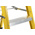 RS PRO Fibreglass 5 steps Step Ladder, 1.33m platform height