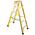 RS PRO Fibreglass 5 steps Step Ladder, 1.33m platform height