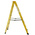 RS PRO Fibreglass 7 steps Step Ladder, 1.9m platform height
