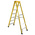 RS PRO Fibreglass 7 steps Step Ladder, 1.9m platform height
