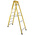 RS PRO Fibreglass 8 steps Step Ladder, 2.1m platform height