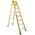 RS PRO Fibreglass 8 steps Step Ladder, 2.1m platform height