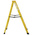 RS PRO Fibreglass 6 steps Step Ladder, 1.6m platform height