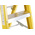 RS PRO Fibreglass 4 steps Step Ladder, 1.0m platform height