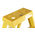 RS PRO Fibreglass 4 steps Step Ladder, 1.0m platform height