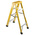 RS PRO Fibreglass 4 steps Step Ladder, 1.0m platform height
