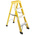 RS PRO Fibreglass 4 steps Step Ladder, 1.0m platform height