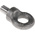 RS PRO Carbon Steel Eye Bolt, M12 Thread, 18mm Thread Length, 15mm Internal Eye Diameter, 33mm Outer Eye Diameter, 0.4t