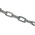 RS PRO Galvanised Steel Chain, 10m Length, 56 kg Lifting Load