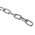 RS PRO Galvanised Steel Chain, 10m Length, 56 kg Lifting Load