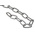 RS PRO Galvanised Steel Chain, 10m Length, 50 kg Lifting Load