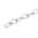 RS PRO Galvanised Steel Chain, 10m Length, 100 kg Lifting Load