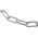 RS PRO Galvanised Steel Chain, 10m Length, 130 kg Lifting Load