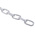 RS PRO Galvanised Steel Chain, 10m Length, 200 kg Lifting Load