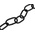 RS PRO Japanned Steel Chain, 10m Length, 50 kg Lifting Load
