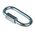 RS PRO Zinc Plated Steel Chain Link