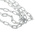 RS PRO Zinc Plated Steel Chain, 10m Length, 37 kg Lifting Load