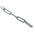 RS PRO Zinc Plated Steel Chain, 10m Length, 30 kg Lifting Load