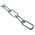 RS PRO Zinc Plated Steel Chain, 10m Length, 130 kg Lifting Load