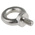 RS PRO Galvanised Steel Eye Bolt, M10 Thread, 17mm Thread Length, 25mm Internal Eye Diameter, 45mm Outer Eye Diameter