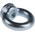 RS PRO Carbon Steel Eye Nut, M8 Thread, 20mm Internal Eye Diameter, 36mm Outer Eye Diameter, 0.14t Load
