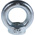 RS PRO Carbon Steel Eye Nut, M10 Thread, 25mm Internal Eye Diameter, 45mm Outer Eye Diameter, 0.23t Load