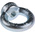 RS PRO Carbon Steel Eye Nut, M12 Thread, 30mm Internal Eye Diameter, 54mm Outer Eye Diameter, 0.34t Load