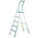 Zarges Aluminium 5 steps Step Ladder, 1.33m platform height, 2.15m open length