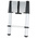 Zarges Telescopic Ladder Aluminium 9 steps 2.9m open length