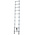 Zarges Telescopic Ladder Aluminium 9 steps 2.9m open length