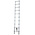 Zarges Telescopic Ladder Aluminium 9 steps 2.9m open length