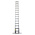 TUBESCA Telescopic Ladder Aluminium 15 steps 4.4m open length