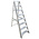 RS PRO Aluminium 8 steps Step Ladder, 1.7m open length