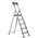 RS PRO Aluminium 5 steps Step Ladder, 1.041m platform height, 1.677m open length