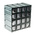 RS PRO 16 Drawer Storage Unit, Plastic, 208mm x 208mm x 132mm, Transparent