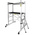 RS PRO 880mm Aluminium Work Platform, 150kg Load