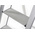 RS PRO 4 Tread Aluminium Steps 1510mm Platform Height, Silver