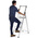 RS PRO 4 Tread Aluminium Steps 1510mm Platform Height, Silver