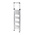 RS PRO 4 Tread Aluminium Steps 1510mm Platform Height, Silver