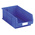 RS PRO PP Storage Bin, 200mm x 315mm, Blue