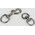 RS PRO Nickel Plated Steel Swivel Spring Hook