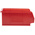 RS PRO PP Storage Bin, 76mm x 101mm, Red