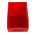 RS PRO PP Storage Bin, 130mm x 150mm, Red