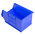 RS PRO PP Storage Bin, 130mm x 150mm, Blue