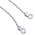 RS PRO Chrome Plated Brass Chain, 300mm Length